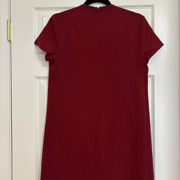 Elegant Burgundy Theory Dress – A Perfect Choice for a Chic Look - Picture 2 of 7